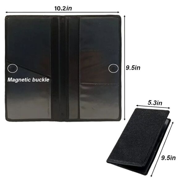 Toursuit Rhinestone Document Organizer- Black - Picture 2 of 9